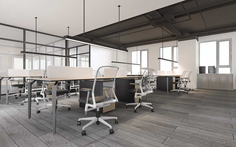 大廈辦公室裝修，工裝效果圖